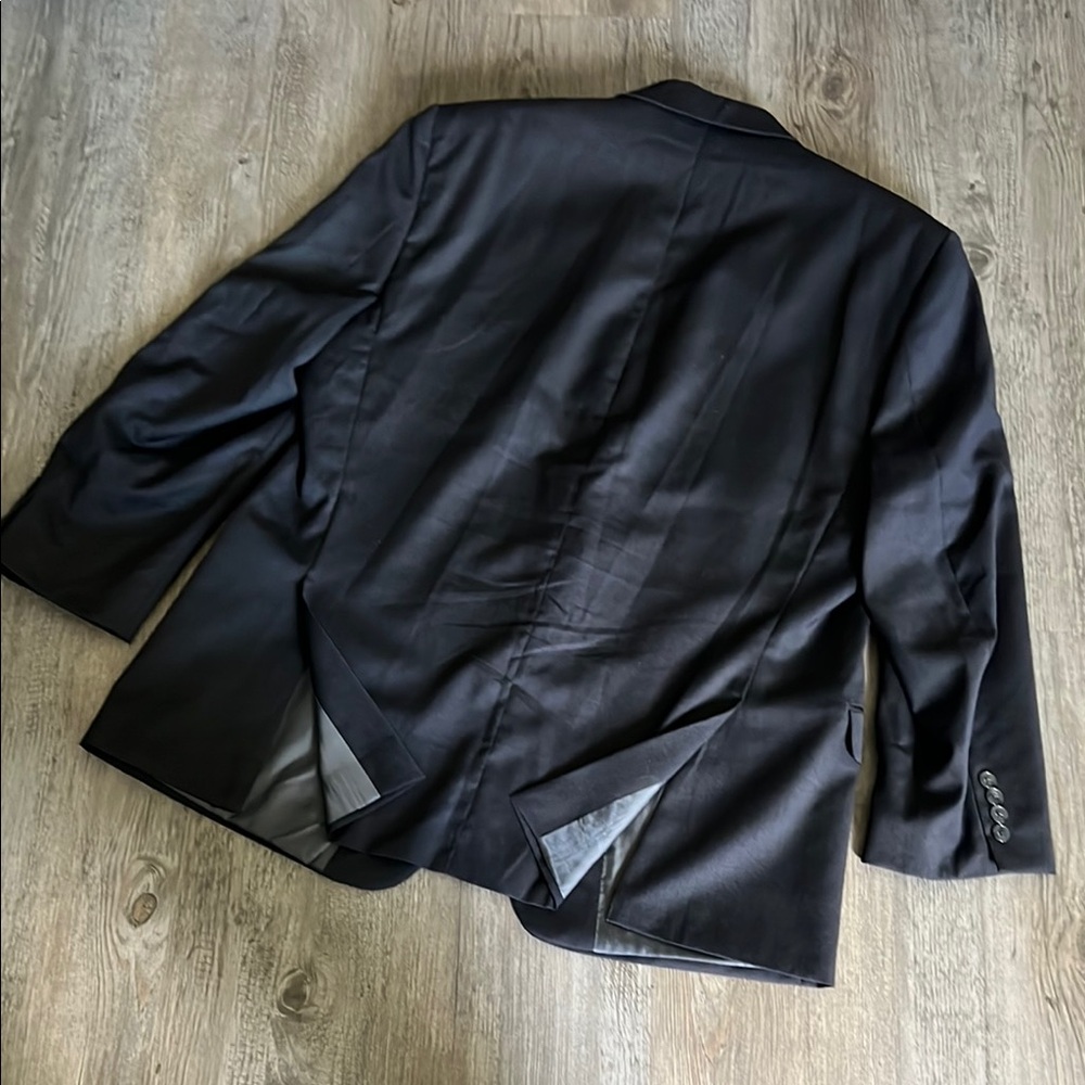 Calvin Klein Classic Black wool Men's Blazer 46R - Picture 5 of 8